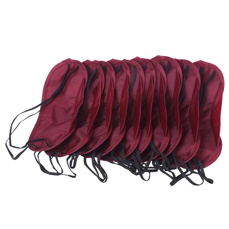 Silk Sleep Eye Mask Set | Light Blocking Padded Blindfold for Travel and Home