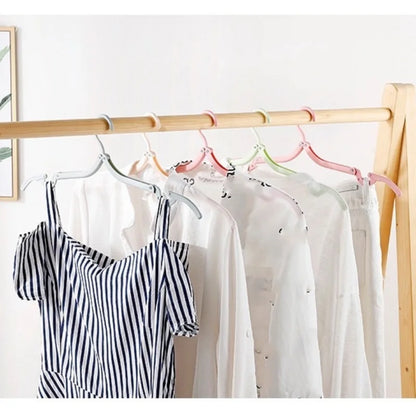 5/10PCS Foldable Portable Clothes Hangers – Travel & Home Storage Rack