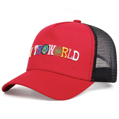 ASTROWORLD Graphic Mesh Baseball Cap | Unisex Breathable Trucker Hat
