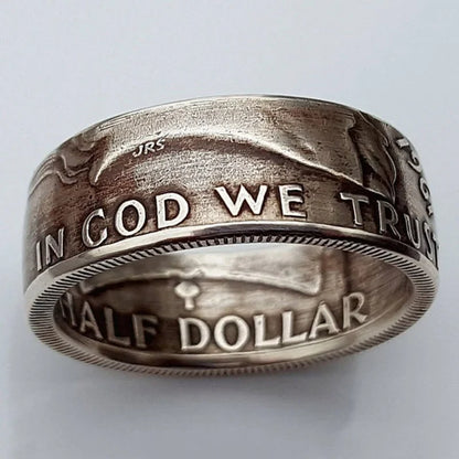 S925 Sterling Silver Vintage Embossed Ring for Women | Classic Wedding Band
