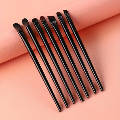 Ultra-Thin Eyebrow Brush Set | 3-Piece Angled Precision Makeup Brushes
