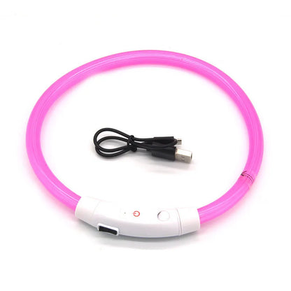 LED Dog Luminous Collar for Night Safety