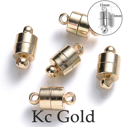 Heart Round Magnetic Clasps Set | DIY Jewelry Connector Charms