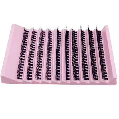 Individual Lashes 8-16mm 200pcs Cluster Lashes | Natural Look Mixed Tray for DIY Eyelash Extension