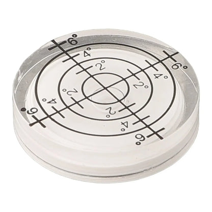 32mm Round Bubble Level | Universal Bullseye Level for Precision Measuring