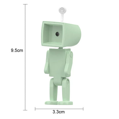 Creative Astronaut Magnetic Night Light | LED Mini Square Robot Desk Lamp