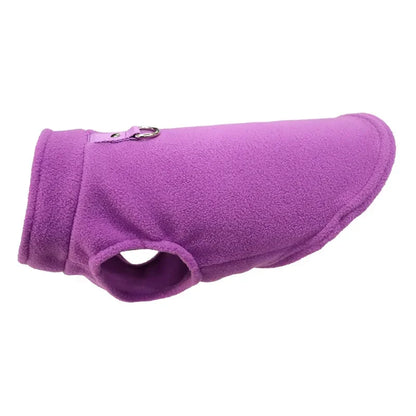 Winter Warm Dog Jacket with D-Ring – Cozy Pet Vest for Small Dogs & Cats
