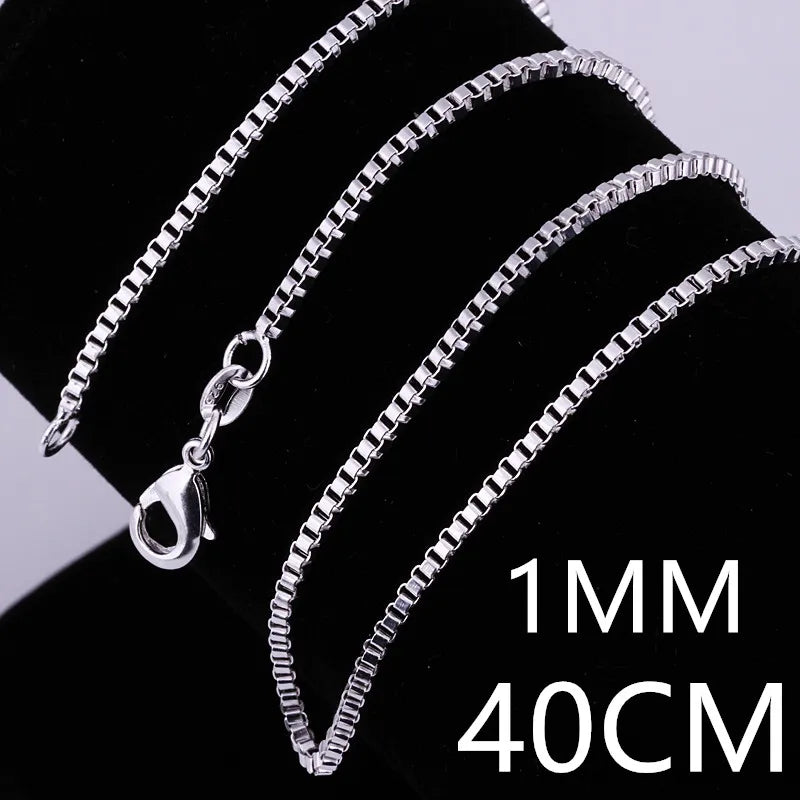 Andara 925 Sterling Silver Gold-Plated Box Chain Necklace | Fashion Basic Choker for Women