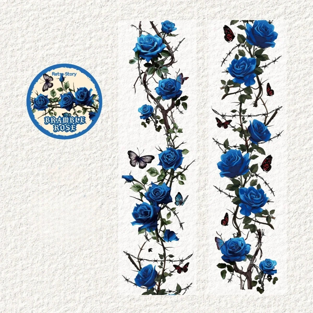Floral Theme Decorative Adhesive Tapes | Scrapbooking and Craft Stickers