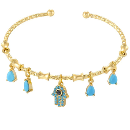 Golden Star Charm Cuff Bracelet | Trendy Fashion Jewelry for Women