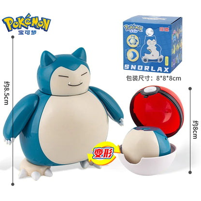 Pokemon Figures Toys Pocket Monsters Ball Model Pikachu Gengar Pokeball Dragonite Snorlax Pokeball Action Figures Toy
