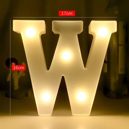 Creative Luminous Letter Night Light | Battery-Powered LED Decor for Parties