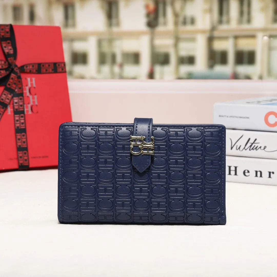 CH Luxury Brand Spring Fashion Women's Organizer Wallet Coin Purse Long Large Capacity Card Holder Coin Purse 2025 High Quality