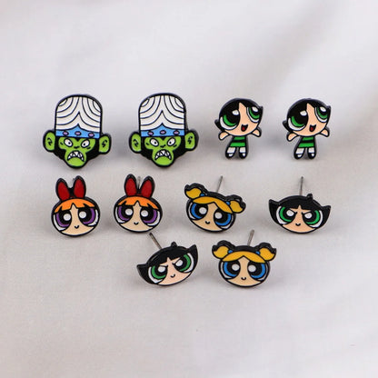 Cute Animal Stud Earrings for Women | Stainless Steel Pierced Jewelry
