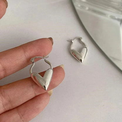 Geometric Metal Hoop Earrings for Women | Trendy Fashion Jewelry Set