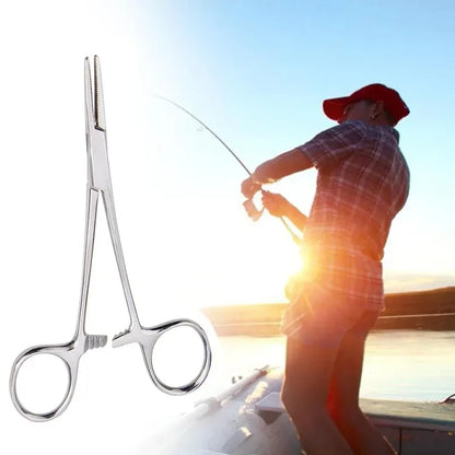 1pc Stainless Steel Hemostatic Forceps | Locking Clamps for Surgery, Fishing, and Crafting