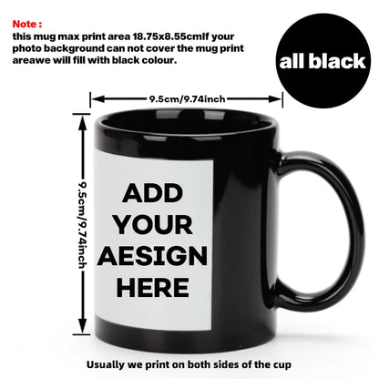 Personalized 11oz Custom Mug | Custom Name and Photo Coffee Cup