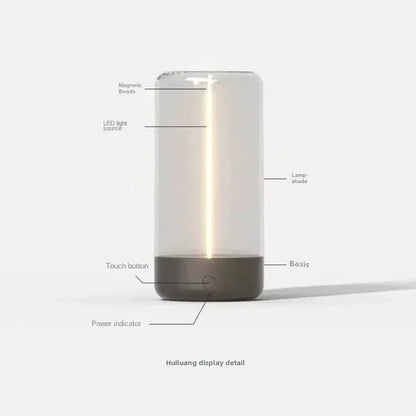 Portable quantum wire ambient magnetic light Type-C charging, eye protection function, bedroom, study, camping, Christmas gift