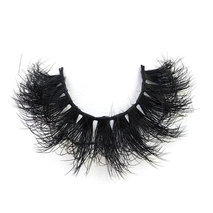 5-8 Pairs Natural Russian Striped Mink Lashes | 3D Volume Wavy False Eyelash Extensions