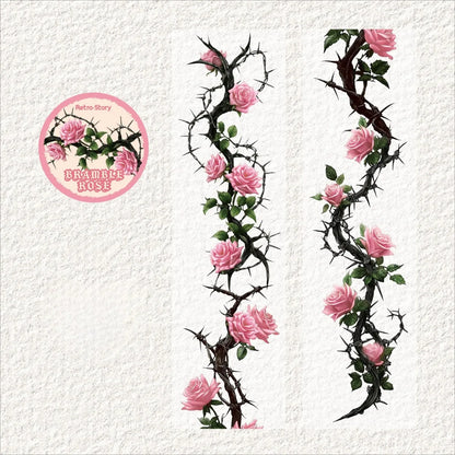 Floral Theme Decorative Adhesive Tapes | Scrapbooking and Craft Stickers