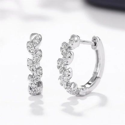 Germanium Earrings for Lymphatic Drainage | Magnetotherapy Hoop Earrings