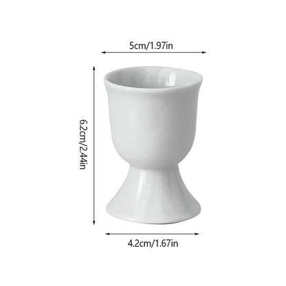 Egg Cup Holders Candy Color | Ceramic Creative Serving Cups Breakfast