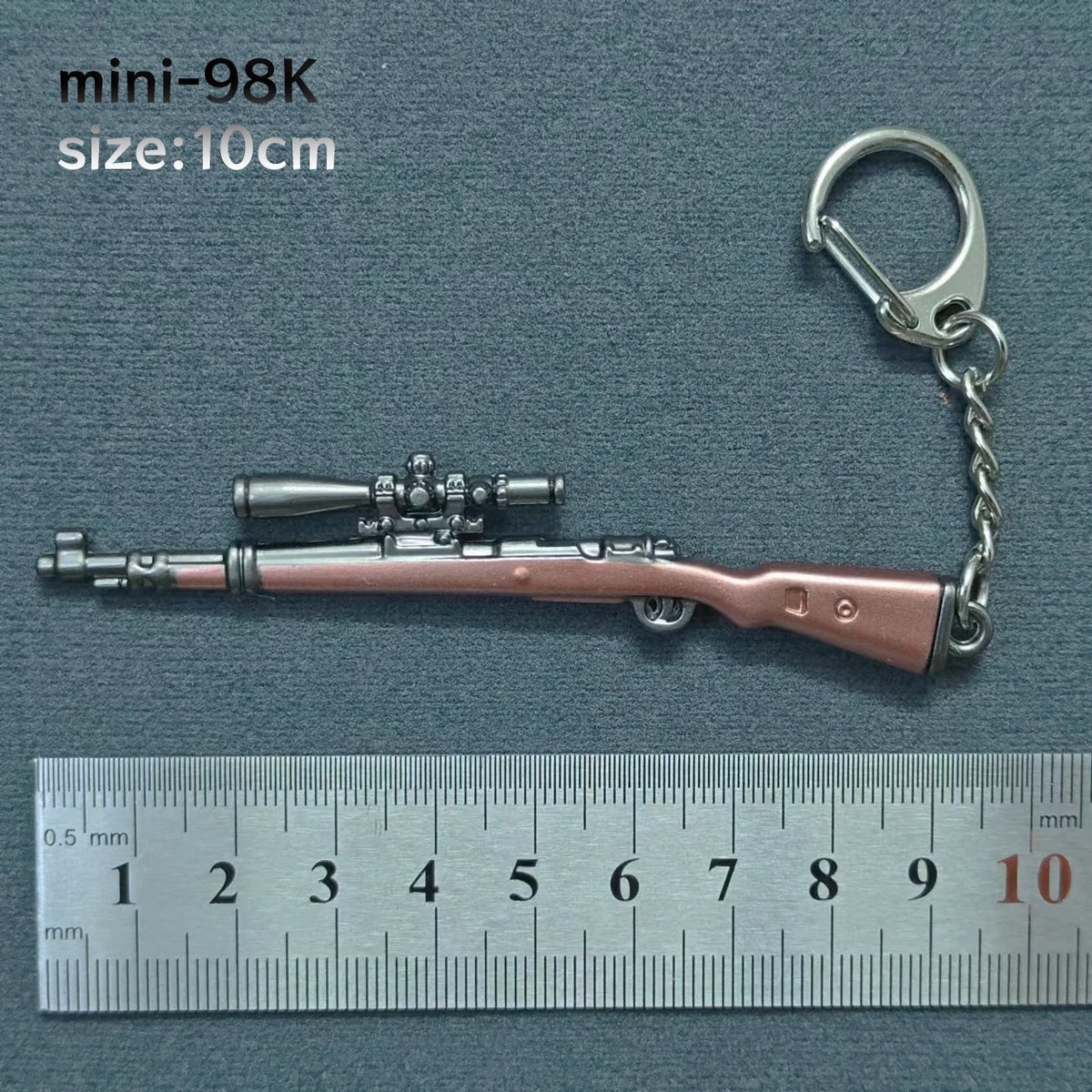 Mini Keychain Pendant 98k Alloy Gun Model | PUBG Battlefield Gift for Men