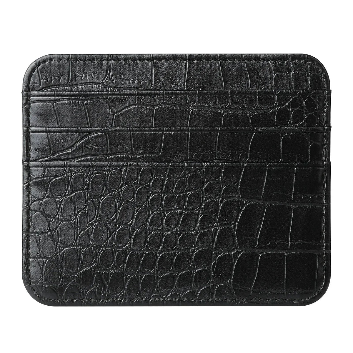 Slim Thin Mini ID Card Holder | PU Leather Credit Card Case for Men and Women