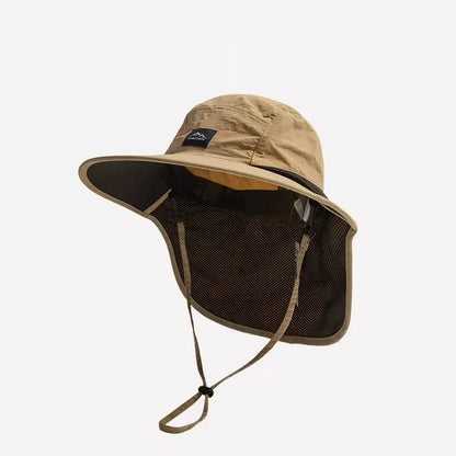 Sun Protection Fisherman Hat for Men and Women | UV Blocking Neck Flap