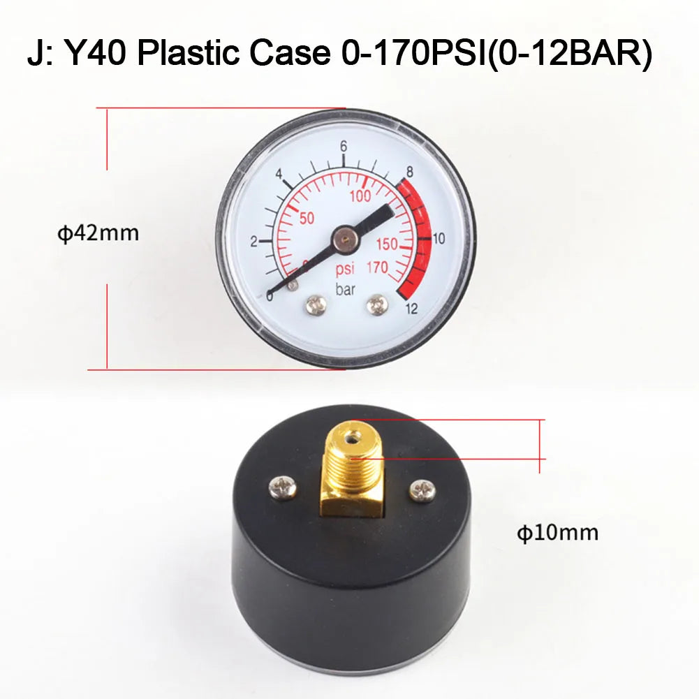 1pc Pressure Gauge for Air Compressor | Power Tool Replacement Accessory