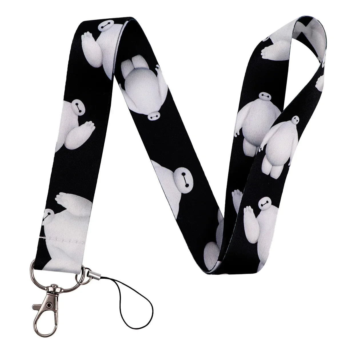Cartoon Animal Keychain Lanyard | Anti-Lost Rope Strap for Keys