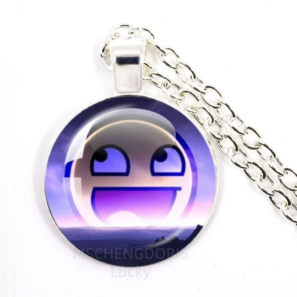 Funny Meme Cartoon Pendant Necklace | Unisex Fashion Jewelry Gift