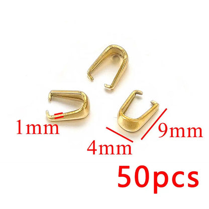 Gold Plated Melon Clasps | Stainless Steel Jewelry Connectors