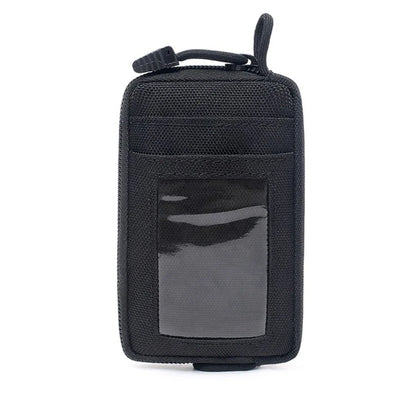 Waterproof Camping EDC Pouch | Tactical Key Purse Wallet with Card Slots and Zippers