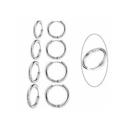 G23 Titanium Hoop Earrings | Hypoallergenic Piercing Jewelry for Men Women