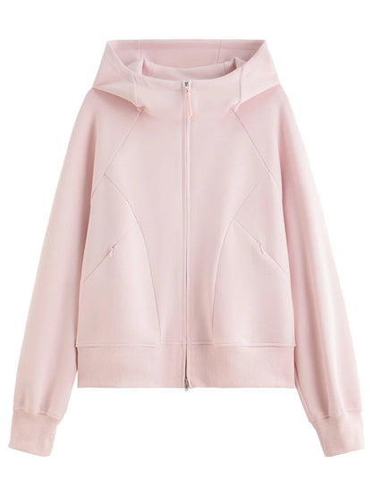 Women's Plus Size Strawberry Milk Hoodie & Skirt Set