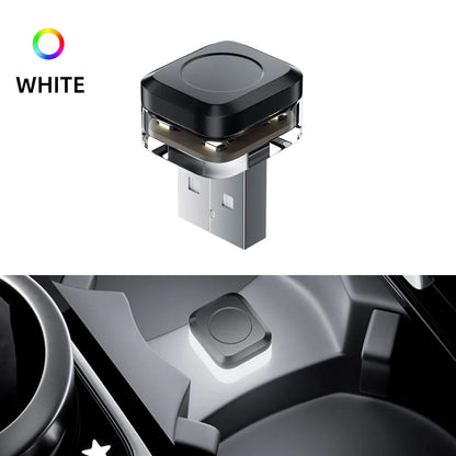 Mini USB LED Car Atmosphere Light | Colorful Decorative Emergency Lamp