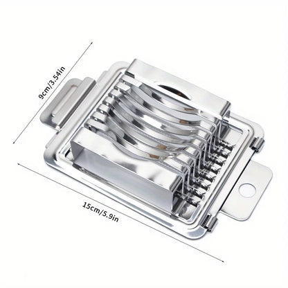 Stainless Steel Egg Slicer | Multi-Functional Kitchen Tool