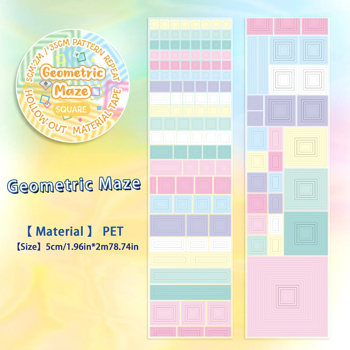 Colorful Star and Heart Die-Cut Stickers | Multi-Layer Hollow Decorative Journal Stickers