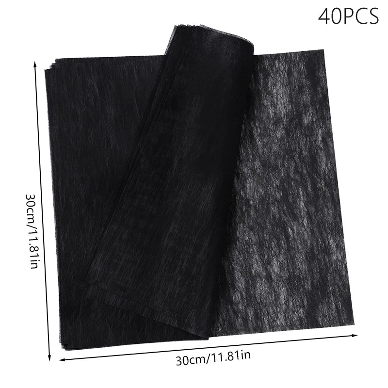 40-Piece 30x30 cm Tissue Paper Flowers | Gift Wrapping and Craft Paper Pack