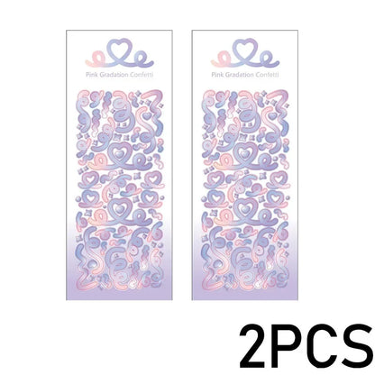Cute Decorative Paper Stickers for Photocards and Scrapbooking | Kawaii Toploader Sticker Pack