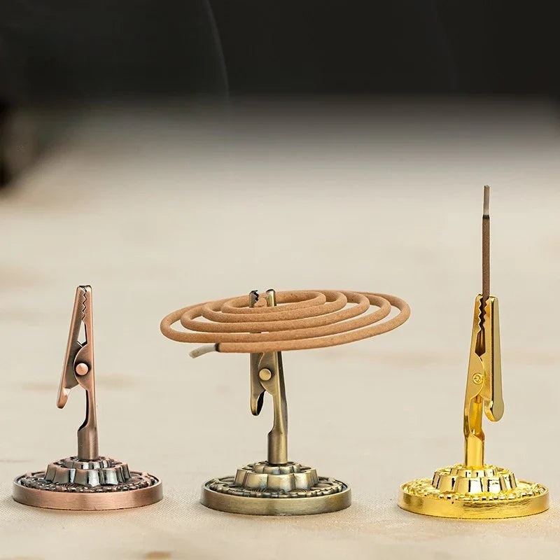 Mini Lotus Flower Incense Burner | Incense Coil Holder and Stick Holder for Home Decor