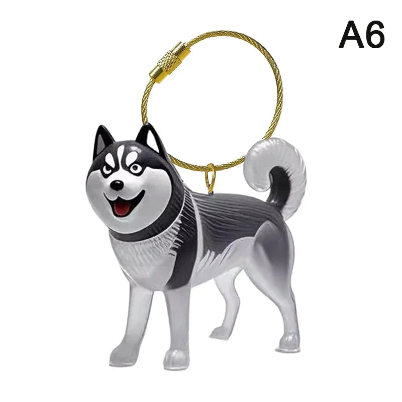 Pet Fur Keepsake Capsule Keychain | Clear Dog Hair Memorial Pendant for Pet Lovers