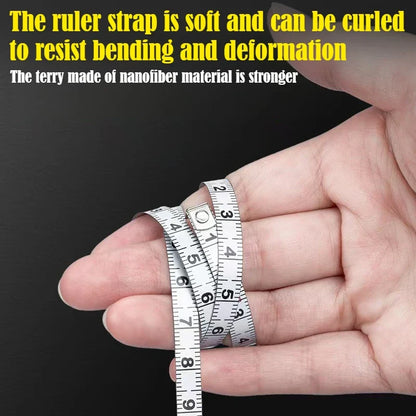 2M Keychain Tape Measure | Portable Mini Measuring Ruler for DIY and Home Use