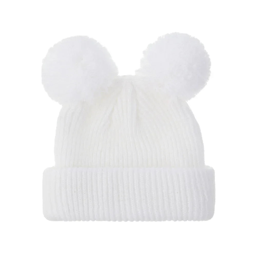 Baby Knotted Turban Hat for Newborns | Pom Pom Cap