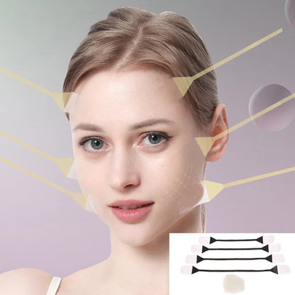 Invisible Face Lift Tape | Instant V-Shape Lifting Stickers for Jawline and Neck