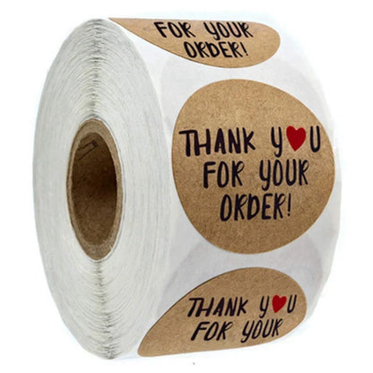 500pcs Handmade With Love Stickers | Baking Label Wedding Party Decoration Envelope Seal