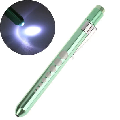 LED Medical Penlight with Pupil Gauge | Reusable Pocket Flashlight for Nurses and Doctors