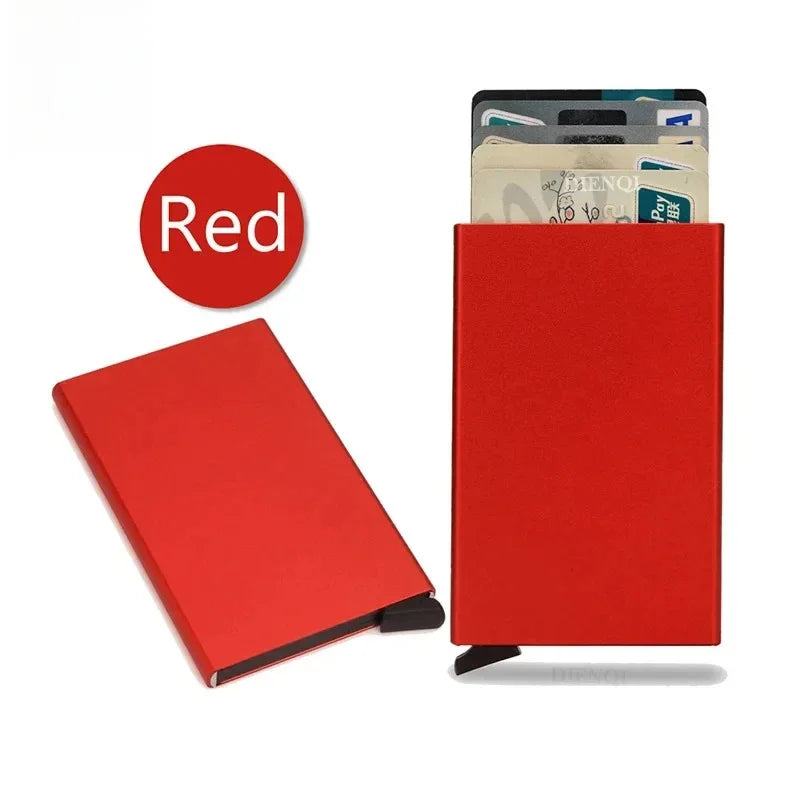 Slim Metal RFID Wallet | Minimalist Card Holder for Men and Women