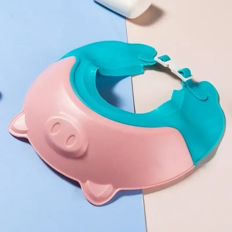 Baby Shower Cap with Adjustable Eye Protection | Waterproof Bath Shampoo Visor for Kids 0-6 Years